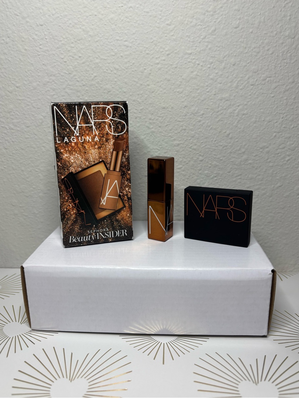 NARS Laguna Mini Set Sephora Beauty Insider Bronzer + Afterglow Lip Balm New